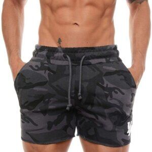Men's Bodybuilding French Terry Cut-Off Shorts